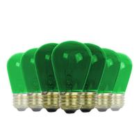 View 11 watt S14 Medium Screw Base Green Incandescent Light Bulb (12 Pack)