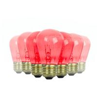 View 11 watt S14 Medium Screw Base Red Incandescent Light Bulb (12 Pack)