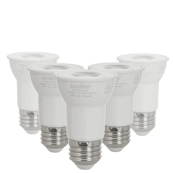 7 watt 120 volt PAR16 Medium Screw Base 5000K Daylight LED Light Bulb (6 Pack)