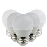 Sunlite 5 watt 120 volt G16 Medium Screw (E26) Base 4000K Cool White Frosted  LED Light Bulb (6 Pack)