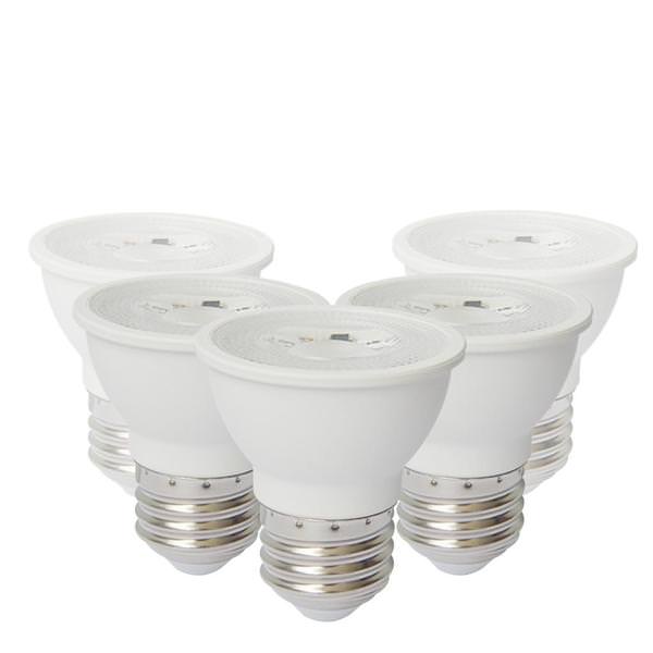 7 watt 120 volt MR16 4000K Cool White Medium Screw Base LED Light Bulb (6 Pack)
