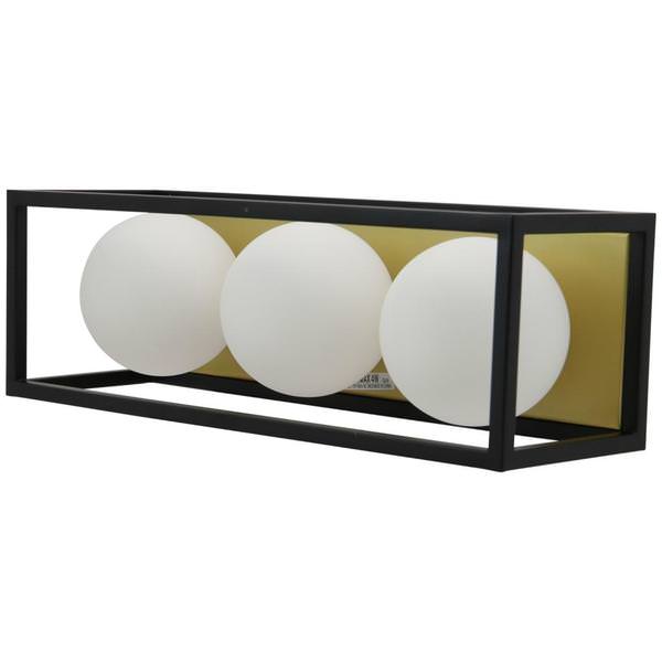 3 Light 120 volt Bi-Pin Base Aged Brass Vanity Light Fixture