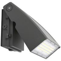 Sunlite Selectable watt 120/347 volt CCT Selectable Dark Bronze Adjustable LED Slim Wall Pack Light Fixture