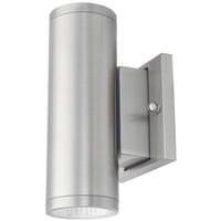 Sunlite 8" 2 Light 24 watt 120 volt CCT Selectable Brushed Nickel LED Wall Sconce Fixture