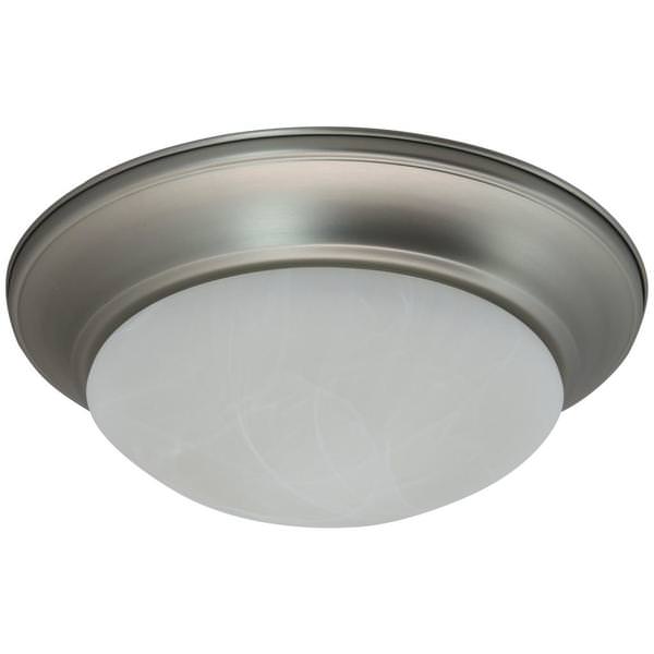 12" 17 watt 120 volt CCT Selectable Brushed Nickel LED Ceiling Light Fixture
