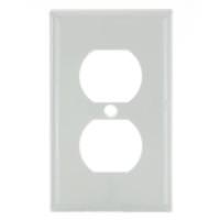 Sunlite 1-Gang White Duplex Wallplate 