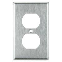 Sunlite 1-Gang Steel Duplex Wallplate