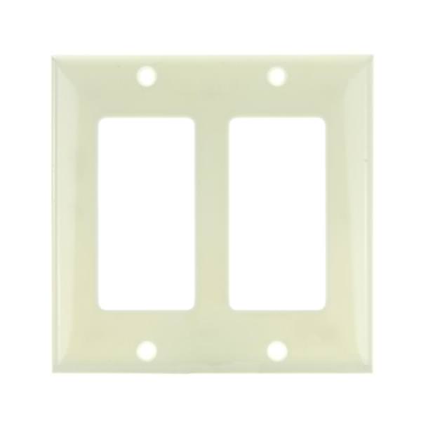 2-Gang Almond Decorative Wallplate