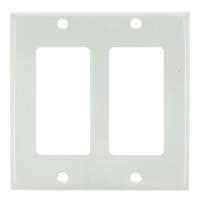 Sunlite 2-Gang White Decorative Wallplate