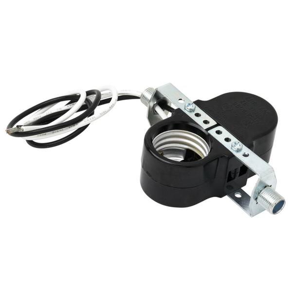 Double Sided Medium Screw Base Black Socket Side By Side