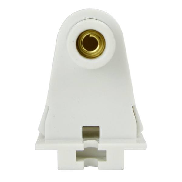 T12 Male Push Up White Lampholder