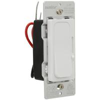 Sunlite Rocker Switch 120 volt White Slide Dimmer Switch