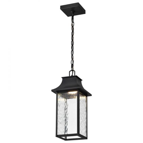 10 watt 120 volt CCT Selectable Matte Black Austen LED Pendant Light Fixture