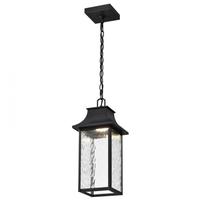 View 10 watt 120 volt CCT Selectable Matte Black Austen LED Pendant Light Fixture