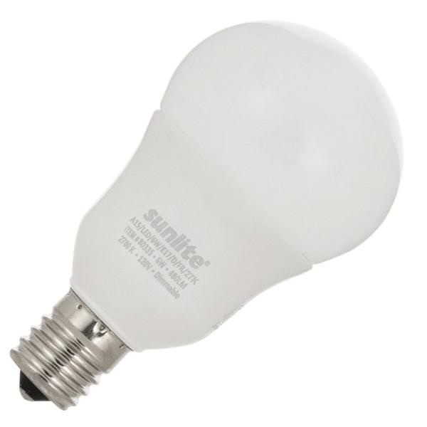 6 watt 120 volt A15 Intermediate Screw Base 4000K Cool White Frosted