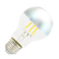 Sunlite 6 watt 120 volt A19 Medium Screw Base 2700K Warm White Silver Bowl LED Light Bulb