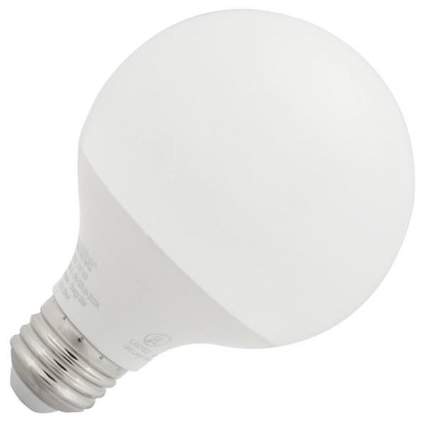 6 watt 120 volt G25 Medium Screw Base 4000K Cool White LED Light Bulb