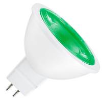 Sunlite 3 watt 12 volt MR16 Bi-Pin Base Green LED Light Bulb