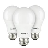 Sunlite 14 watt 120 volt A19 Medium Screw Base 3000K Natural White LED Light Bulb (3 Pack)