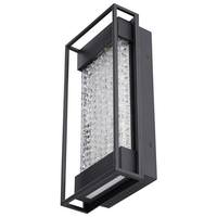 Sunlite 10 watt 120 volt CCT Selectable Textured Black LED Wall Sconce Light Fixture