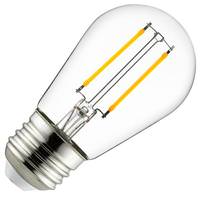 Sunlite 2 watt S14 Medium Screw Base Amber 2200K Warm White LED Light Bulb