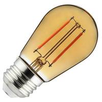 Sunlite 2 watt 120 volt S14 Medium Screw Base Amber LED Light Bulb 