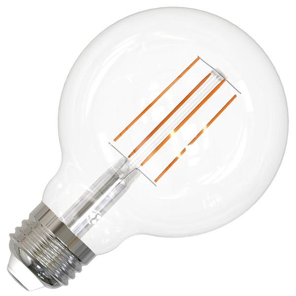 8.5 watt 120 volt G25 Medium Screw Base 2700K Warm White LED Light Bulb