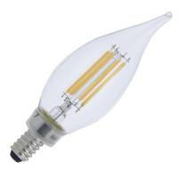 Sunlite 5.5 watt 120 volt CA11 Candelabra Screw Base 3000K Natural White Clear LED Light Bulb