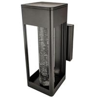 Sunlite 12 watt 120 volt CCT Selectable Oil Rubbed Bronze Clear Seedy LED Wall Light Fixture