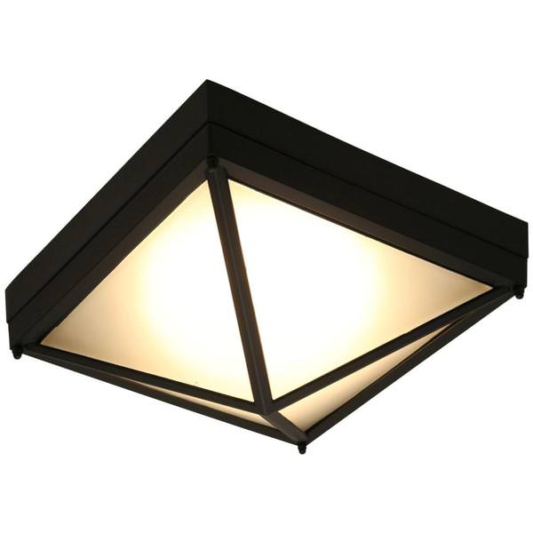 12 watt 120 volt CCT Selectable Black LED Ceiling Fixture
