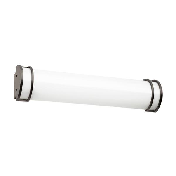 25 watt 24" 120/277 volt CCT Selectable Oil Rubbed Bronze Indoor vanity Fixture
