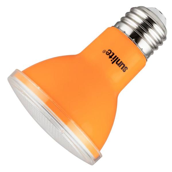 3 watt 120 volt PAR20 Medium Screw Base Amber 1800K LED Light Bulb