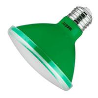 Sunlite 8 watt 120 volt PAR30 Medium Screw Base Green LED Light Bulb