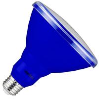 Sunlite 15 watt 120 volt PAR38 Medium Screw Base Blue LED Light Bulb