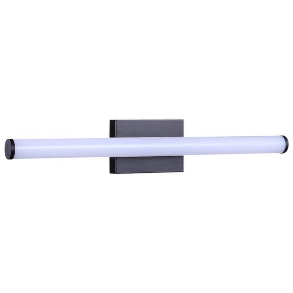 36" 25 watt 100/277 volt CCT Selectable Black Indoor LED Linear Bar Fixture