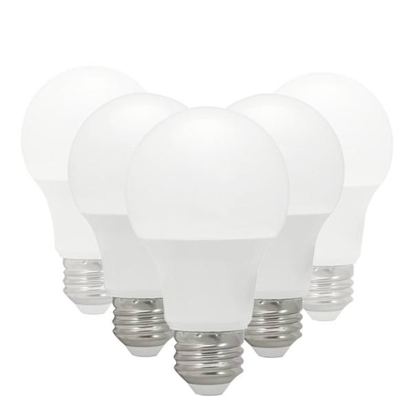 9 watt 120 volt A19 Medium Screw Base 6500K Daylight LED Light Bulb (6 Pack)