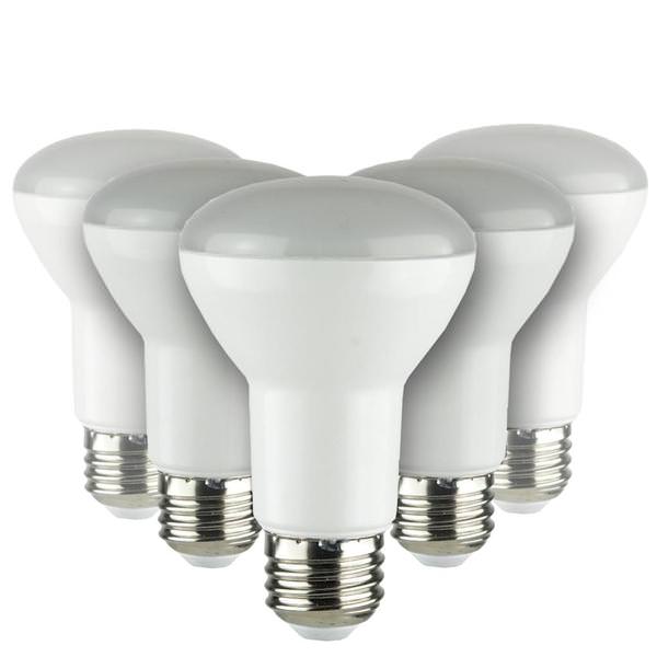 7 watt 120 volt R20 Medium Screw Base 3000K Natural White LED Light Bulb (6 Pack)