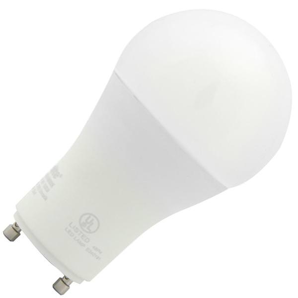 14 watt 120 volt A19 Twist and Lock Base 3000K Natural White LED Light Bulb