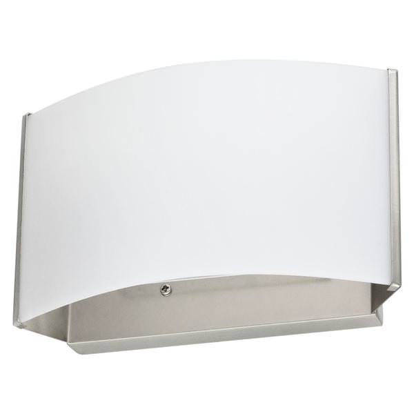 10 watt 120 volt CCT Selectable Brushed Nickel LED Wall Sconce Light Fixture