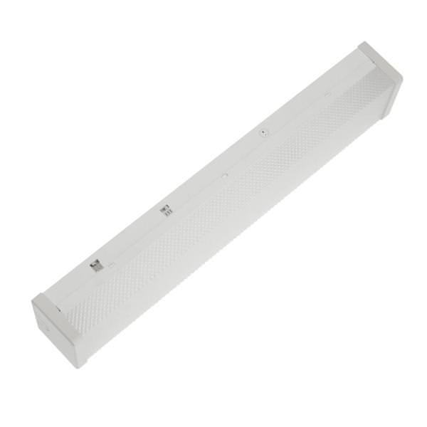 24" 120/277 volt Selectable watt CCT Selectable LED Wrapround Fixture