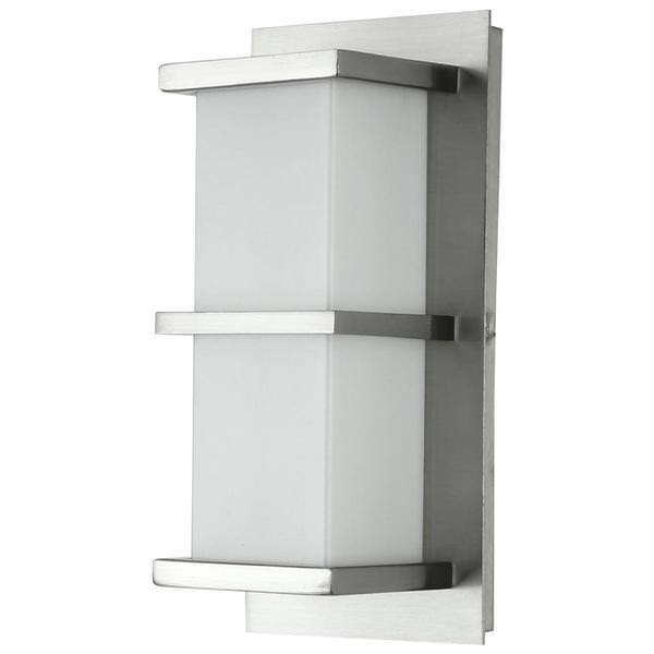 12 watt 120 volt CCT Selectable Brushed Nickel LED Wall Scone Fixture