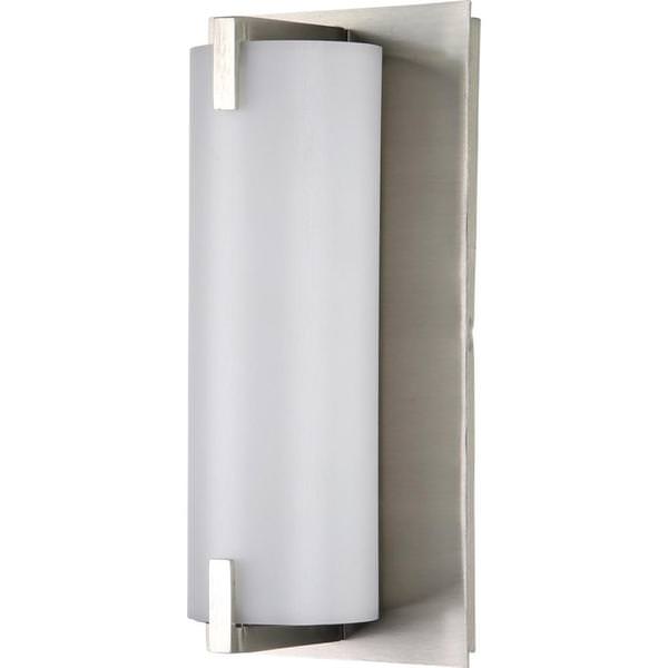 12 watt 120 volt CCT Selectable Brushed Nickel LED Wall Sconce Light Fixture