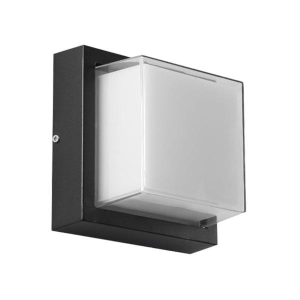 12 watt 120 volt CCT Selectable Black LED Light Fixture 
