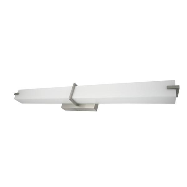 36" 30 watt 120 volt CCT Selectable Brushed Nickel Indoor LED Linear Vanity Light Fixture