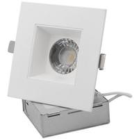 Sunlite 4" 12 watt 120 volt CCT Selectable White Square LED Recessed Downlight
