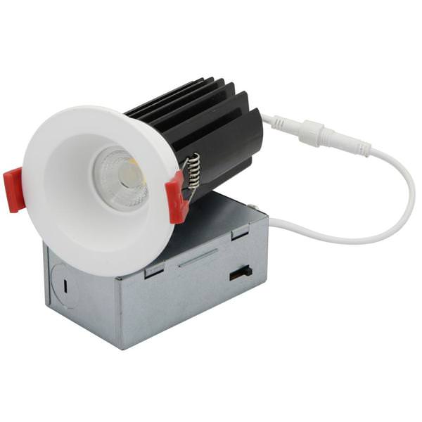 2" 15 watt 120 volt CCT Selectable White Round LED Recessed Downlight