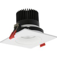 Sunlite 3.5" 12 watt 120 volt CCT Selectable Square White Gimbal