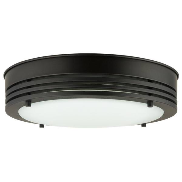 13" 20 watt 120 volt CCT Selectable Black LED Ceiling Fixture