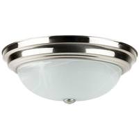 Sunlite 13" 20 watt 120 volt CCT Selectable Brushed Nickel Abalaster Glass Indoor LED Dome Ceiling Light
