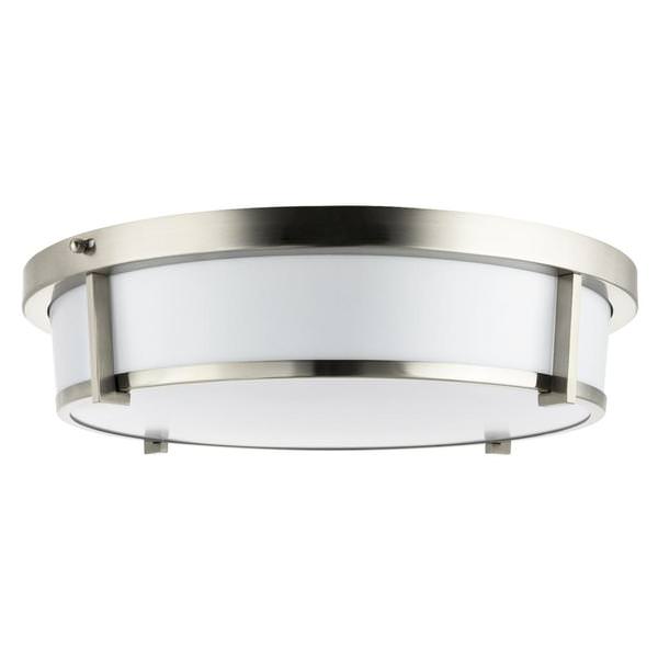 18" 25 watt 120 volt CCT Selectable Brushed Nickel LED Ceiling Fixture
